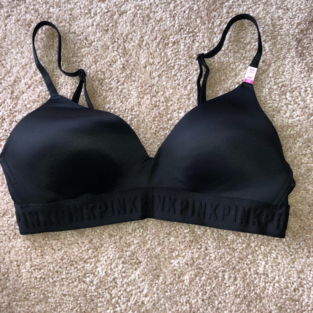Wireless Black Bra
